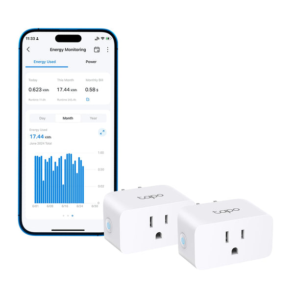 TP-Link Tapo Wi-Fi Smart Plug, Energy Monitoring, Compatible with Alexa & Google Home, 2.4G Wi-Fi Only, Tapo P115
