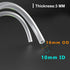Feelers 10mm ID x 16mm OD High-Strength Silicone Tubing - Thick Food Grade High Temp Pure Silicon Hose, 3.3ft