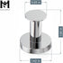 Mavoro Strong Magnetic Hooks, Set of 2, Heavy Duty Chrome Magnet Hooks with Neodymium 52 Rare Earth Magnets