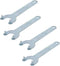 Utoolmart 4Pcs Angle Grinder Wrench - Iron Lock Nut 2 Prong Spanner for Dewalt Milwaukee Makita Black & Decker