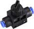 uxcell 4mm OD Pneumatic Air Flow Control Valve, Push-to-Connect Fitting, 6pcs Pneumatic Controller Valve