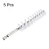 5Pcs Nylon Bore Brush 19mm Dia Cleaning Twisted Wire Brush with Handle, 1/4 Inch Hex Shank