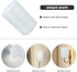2pcs Zerodeko Modern Linen Drum Lamp Shade Cover for Base Floor Lamps Elegant Natural Design Easy to Clean Handmade