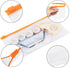 EOOUT 24pcs Poly Zip Envelope, Reusable Plastic Envelopes, 9 x 4.7 Inches, A6 Size, 10 Colors