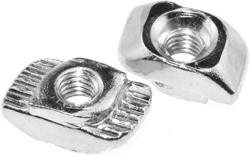 Sliding T Slot Nuts 2020 Series M3, 30 Pack Drop-in T Nuts, Carbon Steel Nickel Plated for Aluminum Profile