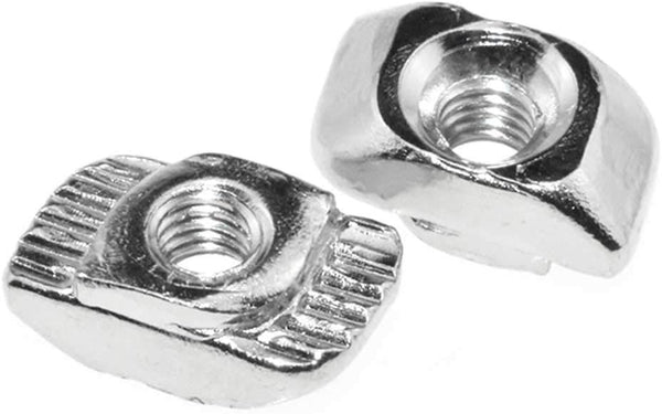 Sliding T Slot Nuts 2020 Series M3, 30 Pack Drop-in T Nuts, Carbon Steel Nickel Plated for Aluminum Profile