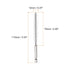 3pcs Nylon Bore Brush 12mm Dia Cleaning Wire Brush with Handle 1/4 Inch Hex Shank for Tubes, Ports, Bearings