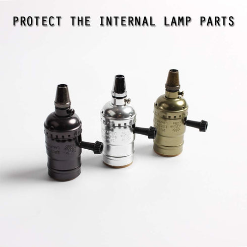 20 Retro Metal Pcs Strain Relief Cord Connector Pendant Lighting Cord,PRUNLLA Aluminum Threaded Cord Grip Wire Clamp