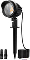 MEIKEE 7W LED Landscape Lights Low Voltage Outdoor Spotlight with Connectors, Warm White, IP66 Waterproof