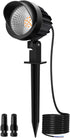 MEIKEE 7W LED Landscape Lights Low Voltage Outdoor Spotlight with Connectors, Warm White, IP66 Waterproof