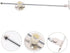 Durable Metal Support Hinge for Kitchen Cabinets and Bedside Tables - Smooth Operation