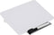 Glass Dry Erase Board with Easel and Marker for Office, Home and School Supplies, 8.25"x 11"