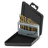 COMOWARE Left Hand Drill Bit Set, 13 Piece M2 HSS with Titanium Nitride Coating, SAE (1/16" - 1/4")