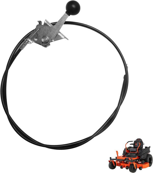 055-8020-00 Throttle Cable for Bad Boy ZT Elite Mowers, 52-1/2" Cable Length, 50" Conduit Length
