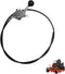055-8020-00 Throttle Cable for Bad Boy ZT Elite Mowers, 52-1/2" Cable Length, 50" Conduit Length