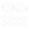 10pcs Science Experiment Kit Glass Petri Dishes Cell Culture Plates Vented Lids