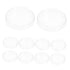10pcs Science Experiment Kit Glass Petri Dishes Cell Culture Plates Vented Lids