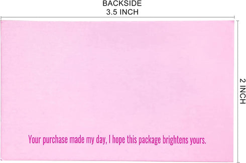 RXBC2011 Package Pack 500 Thank you Cards you are the Heart of my business Cards Insert for online business