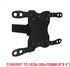 201P 100x100mm 200x200mm 200x100mm 23" 42" Mount Plus Adapter Bracket Convert VESA to VESA and (Fits Most to Flat Panel