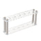 OLYCRAFT Clear Acrylic Test Tube Rack, 6 Sockets Display Stand for Chemistry Laboratory, 9.5x2x3.6 Inch