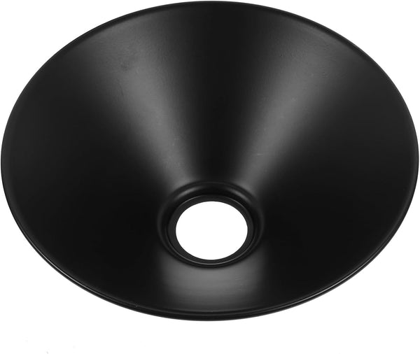 UPKOCH Industrial Style Metal Lampshade 8.46 Inch Black Vintage Pendant Light Shade