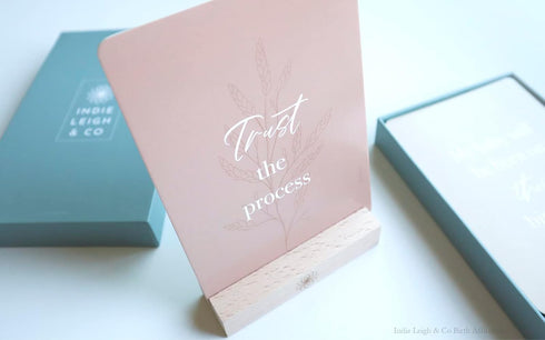 Indie Leigh & Co Positive Affirmation Cards for Pregnancy | Labor & Delivery Essentials | Affirmation Cards for Women |