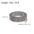 PTFE Film Tape Roll, 0.5" x 33 ft High Temperature Tape 0.13mm Thickness with Single Side Adhesive for Vacuum Sealer Machine, Hand Impulse Sealers, Gray