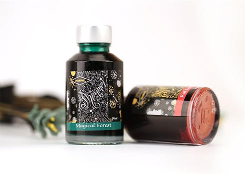 Diamine Fountain Pen Bottled Ink, 50ml - Shimmering Blue Pearl