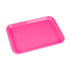 Plasdent 300FMS-6 Flat Tray Size F Mini Neon Pink 9 5/8 X 6