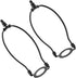 MUNEFE E26 (2Pcs) Lamp Shade Harps Holder, Lamp Harp Holder Kit, Metal Lampshades Holder with Light Base for Table