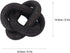 3 Link Wood Knot Decor, Maritown Wood Knot Chain Link Decor Coffee Table Decoration Modern Shelf Wooden Links Knots