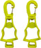 Seibertron Patented Glove Clips - Work Gloves Grabber Holder Clip to Pants, 2 Pieces Fluorescent Yellow
