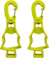 Seibertron Patented Glove Clips - Work Gloves Grabber Holder Clip to Pants, 2 Pieces Fluorescent Yellow