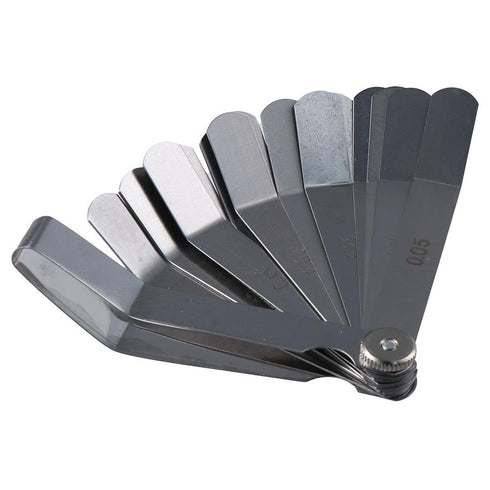 Offset Feeler Gauge Stainless Steel Measuring Tool Silver Measuring Gap Width/Thickness Durable Curved Feeler Gauge Woodworking Measurement