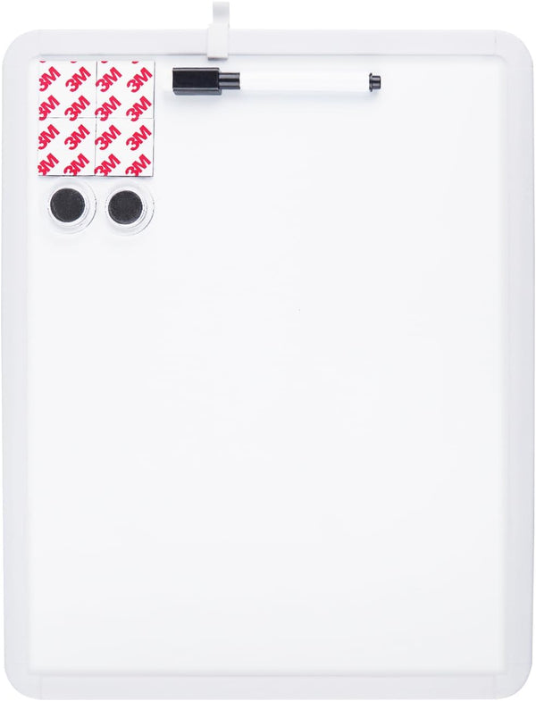 Dry Erase Board, 14 x 11 inches Magnetic Whiteboard with Black Marker and 2 Magnets