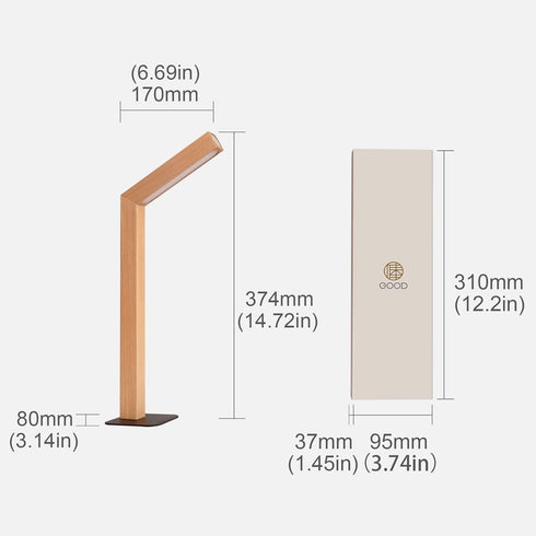 Generic Dimming Touch Control Desk LampPortable Multifunctional Emergency LightStepless Table Lamp Reading Lamp