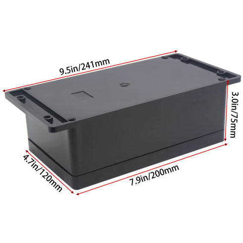 Watertight Junction Box, IP67 Waterproof Project Box Durable ABS Plastic Electronic Enclosure Case for DIY