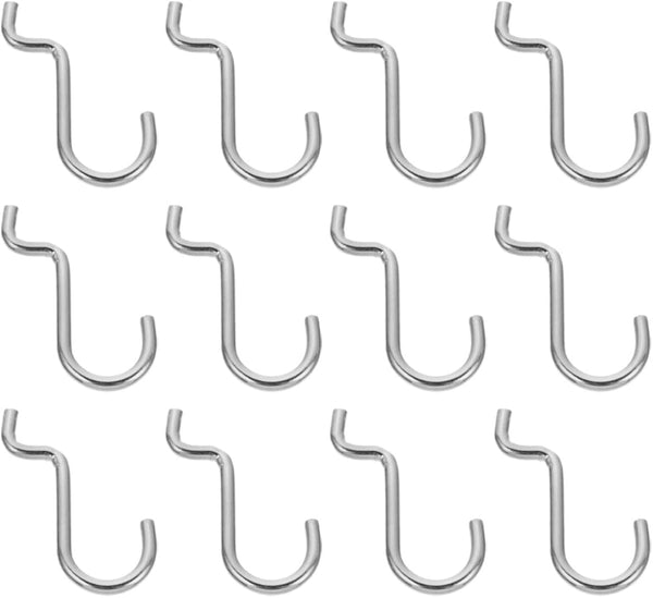 KAJNBN 12pcs Heavy Duty Pegboard Hooks Metal Tool Holders for Garage Workbench Storage