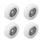 MroMax Roller Idler Bearing Pulley, 6 x 30 x 9mm Sliding Conveyor Nylon Wheel with 626Z Bearing, 4Pcs