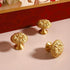 SANCHAKOU 4 Pack Cupboard Drawer Pull Handles Bedside Table Shoe Cabinet Drawer Door Handle Brass Wardrobe Door Handle