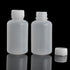 50Pcs 50ml PE Plastic Empty Small Mouth Graduated Lab Chemical Container, Sealing Liquid Medicine Bottles