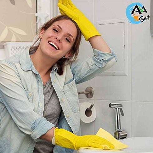 80" AVAbay Sink Faucet Handheld Bidet Sprayer for Toilet I Bidet Attachment for Warm & Cold Water I Long Hose Perfect