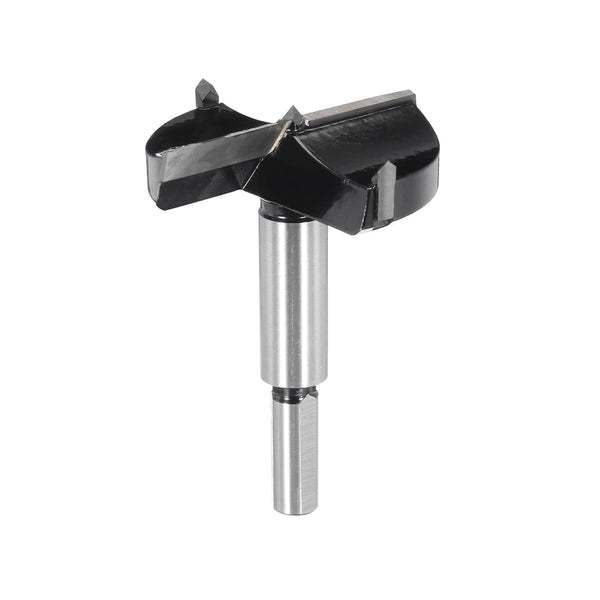 Forstner Drill Bit 60mm (2-3/8") K30/C1 Tungsten Carbide Tip Triangle Shank Opener Cutter for Woodworking