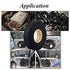 Estink Black Insulation Tape - High Temperature Automotive Wiring Harness Self Adhesive Anti Squeak Tape (19mm×15m)