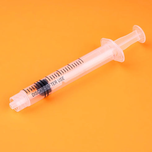 2.5ml Syringe with Needle, 25G Needle 20-Pack, Individually Packed for Industrial Laboratories
