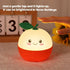 DNBFLLK Tangerine Night Light,Cute Orange Sleep Light,Night Light for Kids,Charming lamp Decoration for Children's