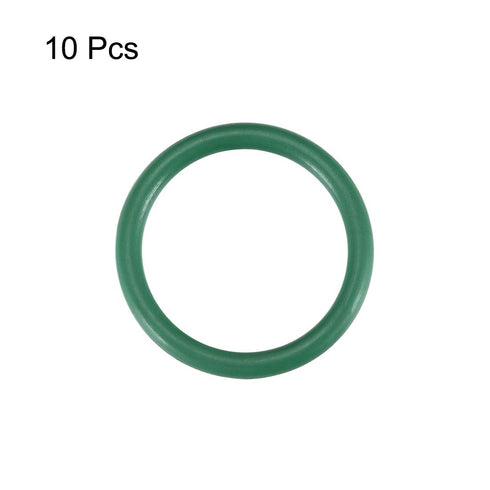 uxcell Fluorine Rubber O-Rings - 20mm OD 16mm ID 2mm Width FKM Seal Gasket for Machinery Plumbing, Pack of 10
