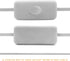 T5 T8 LED Tube Power Extension Cable with On/Off Switch, 4-Pack 6FT/1.8M LED T5/T8 Light Fixture Extension Wire