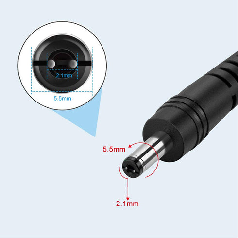 LightingWill 12V 12 2A 24W 110V 12V 5.5/2.1 Power Supply, Volt DC Power Supply, Black LED Power Adapter, AC to Wall