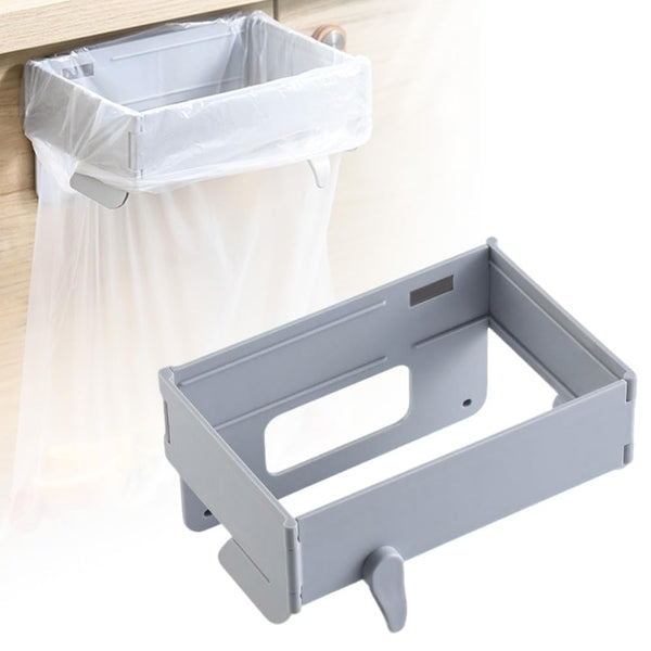Foldable Trash Bag Holder, Magnetic Portable Trash Bag Holder Easy to Open
